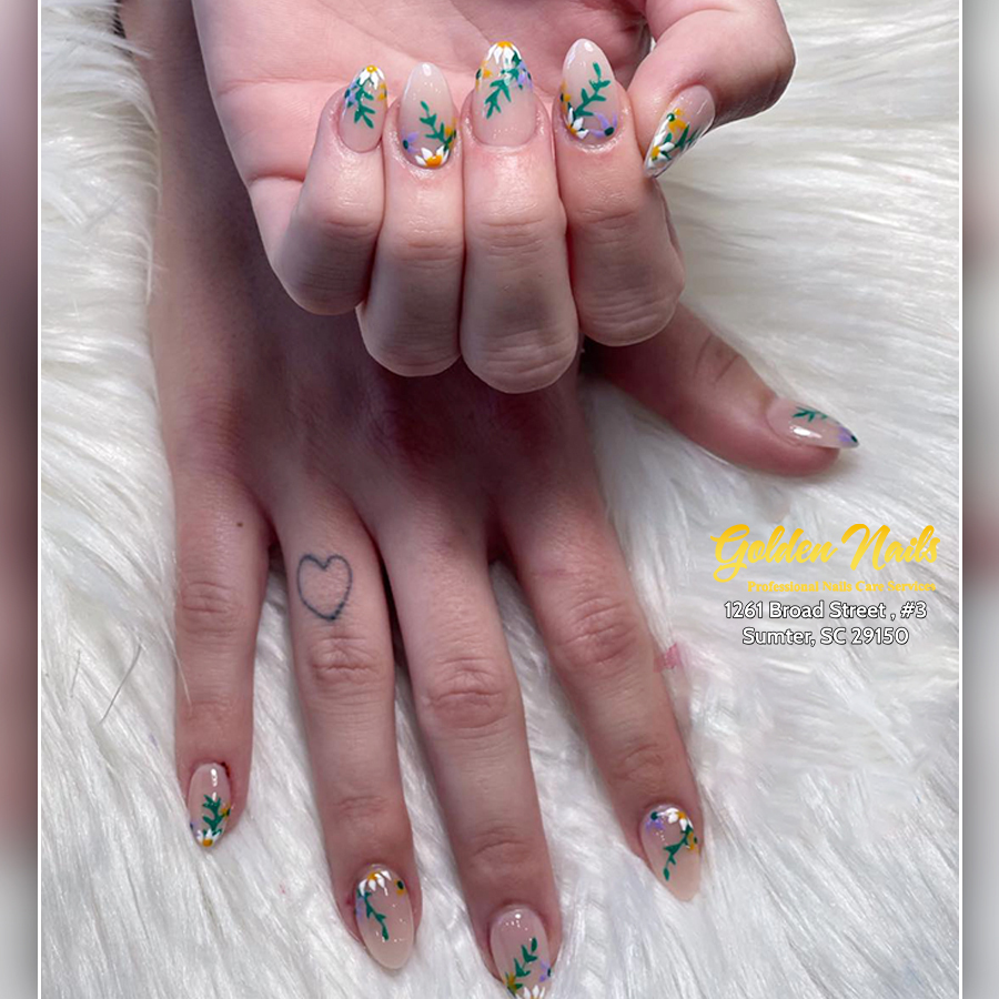 Golden Nails nail work in Sumter, South Carolina